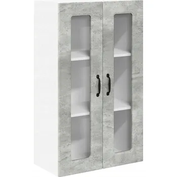 Kuchyňská skříňka Horní kuchyňská skříňka s policí Betonově šedá 60 x 31 x 100 cm