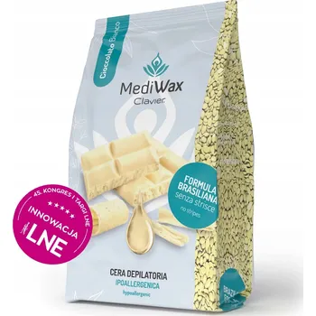 Clavier Vosk Vosk na Depilaci MediWax Bílá Čokoláda 1000 g