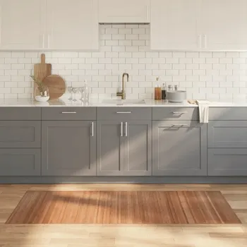 Koberec Koberec obdélníkový, přírodní, 80x200 cm, bambusový