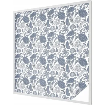 Okenní dekorace Mléčná dýha Fólie na okno Balkon Sklo Oceánský život 100x100