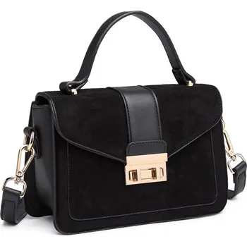 Kabelka Černá stylová menší dámská kabelka Geraldine