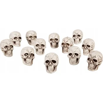 Obraz Halloweenská dekorace Boland - Sáček s lebkami, 12 kusů