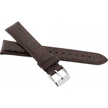 Řemínek na hodinky HNĚDÝ KOŽENÝ ŘEMÍNEK K HODINKÁM 20 mm JVD R41501