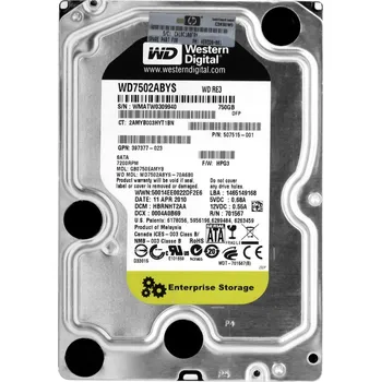 Interní pevný disk HP 507515-001 750GB 7.2K 32MB SATA II 3.5'' GB0750EAMYB