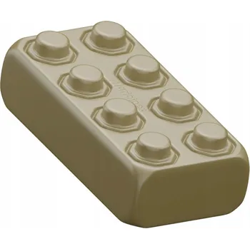 ostatní stavebnice MARIOINEX CIHLA VELKÁ STAVEBNÍ KOSTKA 1 KUS ZLATÁ