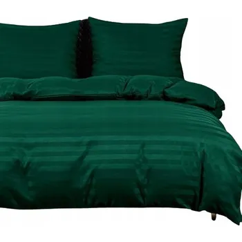 Povlečení HOTELOVÉ POVLEČENÍ S PROUŽKY 160X200 + 2 POVLEČENÍ NA POLŠTÁŘ 70X80 HLADKÉ LUXUSNÍ