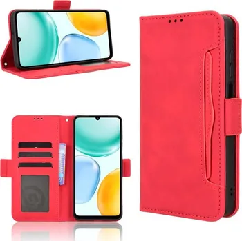 Pouzdro na tablet VSECHNONAMOBIL 129373 SLOT Peněženkový obal pro Honor X5c Plus červený
