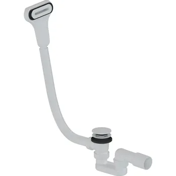 SAT Vanový automat click clack a štěrbinový přepad DN40/DN50 SAT bílá lesklá plast SATAVAS60CCB SATAVAS60CCB