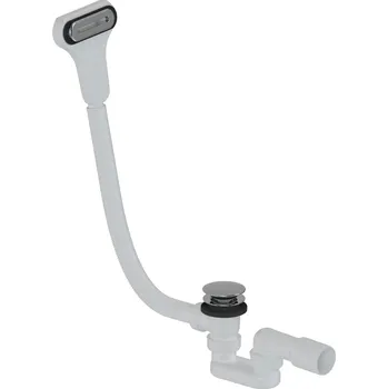 SAT Vanový automat click/clack a štěrbinový přepad DN40/DN50 SAT chrom plast SATAVAS80CC1 SATAVAS80CC1