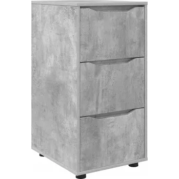 Komoda Úložná skříňka Betonově šedá 40 x 48 x 81 cm kompozitní dřevo