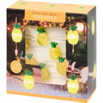 Vánoční osvětlení Světelný řetěz P.O. Box 120 cm na baterie, žlutý