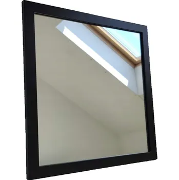 Zrcadlo Kvadratické Zrcadlo řady HIT Erama 40 x 40 cm v černém rámu 1 Ks.