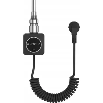 Radiátor Elektrická topná tyč do koupelnového radiátoru PREMIO 400W černá LUXRAD