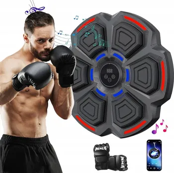 Boxovací hruška Hudební Boxovací Stroj VELKÝ Boxovací Terč Bluetooth + Rukavice