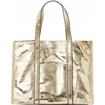 Kabelka Dámská shopper kabelka NAEMI - zlatá, UNIVERZÁLNÍ VELIKOST