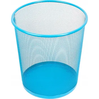 Odpadkový koš ODPADKOVÝ KOŠ KOVOVÝ SÍŤOVANÝ 12L DO KANCELÁŘE, DOMÁCNOSTI A POKOJE RŮŽOVÝ