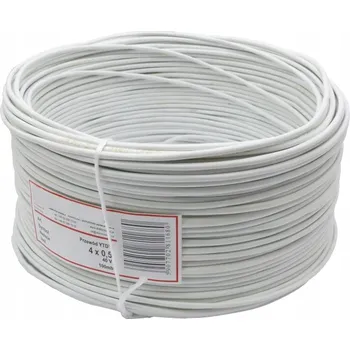 elektrický kabel Alarmový kabel YTDY Bitner 4x0,5 - 100 m (BiTprotect)