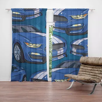 Závěs Sablio Závěs Mustang Pattern: 2ks 140x250cm