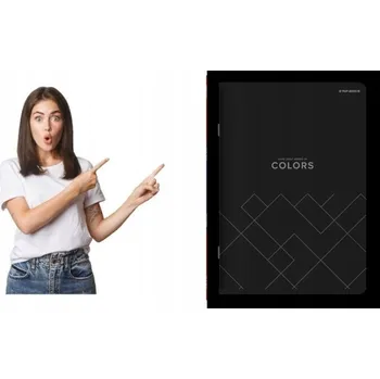 Sešit Top 2000 Colors A4/60 listů Čtvereček, 1 ks (mix barev)