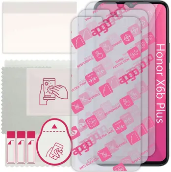 Pouzdro na mobilní telefon 3x Hybridní Sklo pro Honor X6b Plus, alternativa tvrzeného skla
