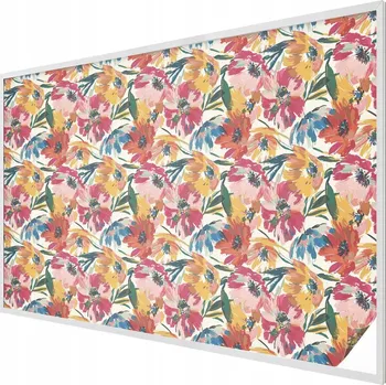 Okenní dekorace Dekorativní mléčná fólie na okno - Květinová exploze 200x146 cm