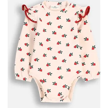 Kojenecký body Body Kojenecké s dlouhým rukávem, krémové (ecru) 080 Coccodrillo ZC5