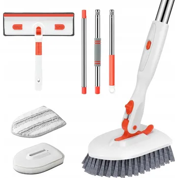 Elektrický zubní kartáček SZCZOTKA WIELOFUNKCYJNA DO KOUPELNY, TELESKOPICKÝ, 3 HLAVICE, 3 V 1, PŘENOSNÝ