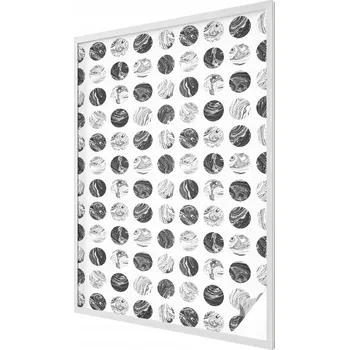 Okenní dekorace Hotová mléčná Fólie 146 x 100 cm