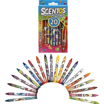 Alltoys Voskovky voňavé Scentos 20ks