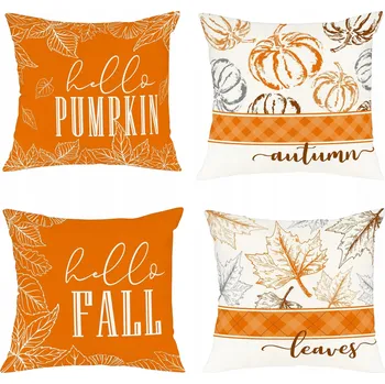 Povlak na dekorativní polštářek Dekorační povlak na polštář PODZIMNÍ DEKORACE 40 x 40 cm