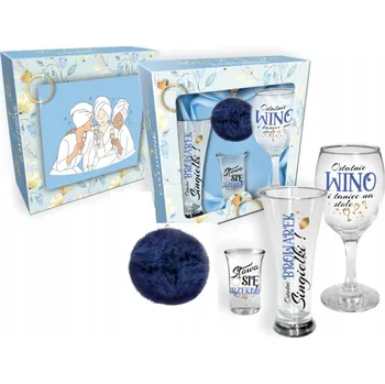 Sklenice Dárek sada Rozlučka Se Svobodou Sklenička Sklenice