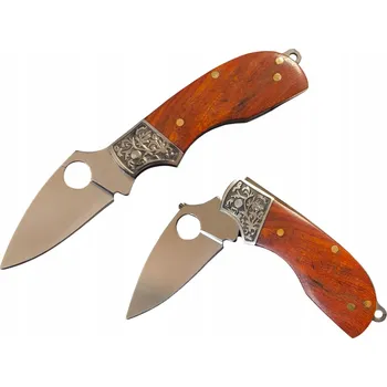 Kuchyňský nůž Nůž KAPESNÍ NŮŽ lovecký DŘEVO mini malý, ale ŠÍLENEC EDC NS20