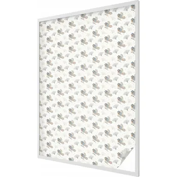 Okenní dekorace Mléčná dýha Fólie na okno Balkon Sklo Ptáci vzor 100 x 146 cm