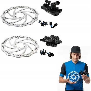 Brzda na kolo Kotoučové brzdy na kolo přední a zadní 160 mm sada kotoučových brzd