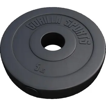 Gorilla Sports 5 kg Závaží vinyl Olympia 50/51 mm