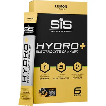Fitness strava Science in Sport Hydro+ 6 x 4,1 g Příchuť: citron