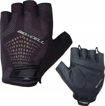 Cyklistické rukavice Cyklistické rukavice Chiba Bioxcell Super Fly Černé L