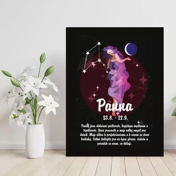 Plechová cedule Sablio Dárková cedulka Panna: 30x40 cm