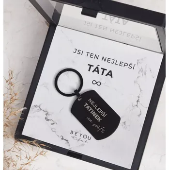 Klíčenka Nejlepší tatínek v dárkové krabičce