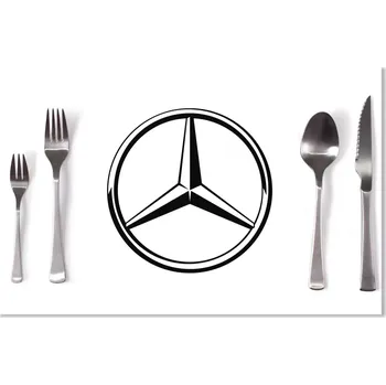 prostírání Sablio Prostírání Logo 1 Bílá: 40x30cm