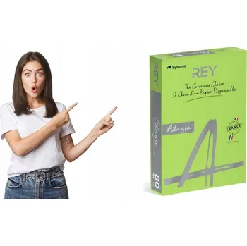 Kancelářský papír Kancelářský papír kancelářský kopírovací papír pro tiskárnu Rey Adagio A4 80g zeleň jarní