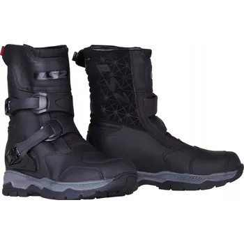 Moto obuv Moto boty LS2 ADVENTURE Quad ATV černé, zesílené, nastavitelné, s membránou HIPORA