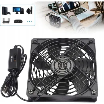 Domácí ventilátor USB 5V VENTILÁTOR DO POČÍTAČE CHLADÍCÍ VENTILÁTOR