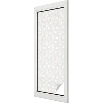 Okenní dekorace Fólie Okenní dýha Samolepicí Mléčná vitráž Květinový vzor 50x146