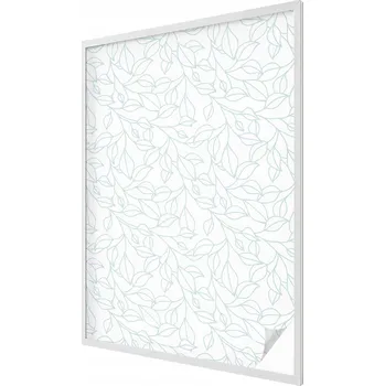 Okenní dekorace Fólie Samolepicí Mléčná Dekorativní Jemné listy 100x146
