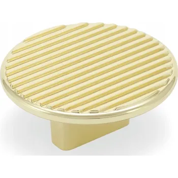 Nábytkové kování Nábytková úchytka knopka zlatá lesklá 5 x 5 x 2,3 cm