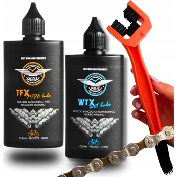 Olej na řetěz Winx OLEJ NA ŘETĚZ KOLA - MOKRÉ PODMÍNKY + SUCHÉ PODMÍNKY 200 ml