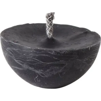 Svíčka Venkovní svíčka 12 cm černá dekorativní zahradní elegantní