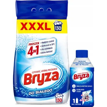 Prací prášek Bryza 4v1 prací prášek White 8,45 kg 130 praní +