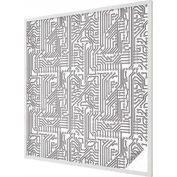 Okenní dekorace Fólie Okenní dýha Samolepicí Mléčná vitráž Technický motiv 100x116